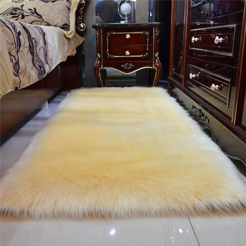 Мягкий Нескользящий моющийся современный кухонный коврик для гостиной ковер для входной двери коврик для спальни офисный Рабочий стол ковер - Цвет: beige white