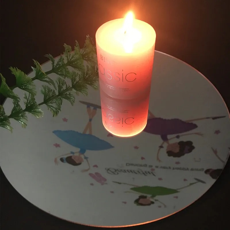 

45pcs Diameter 300x1mm Acrylic Round Mirrors Sheet Plastic PMMA Pier Glass Hotel Wedding Decorative Lens Have Samples