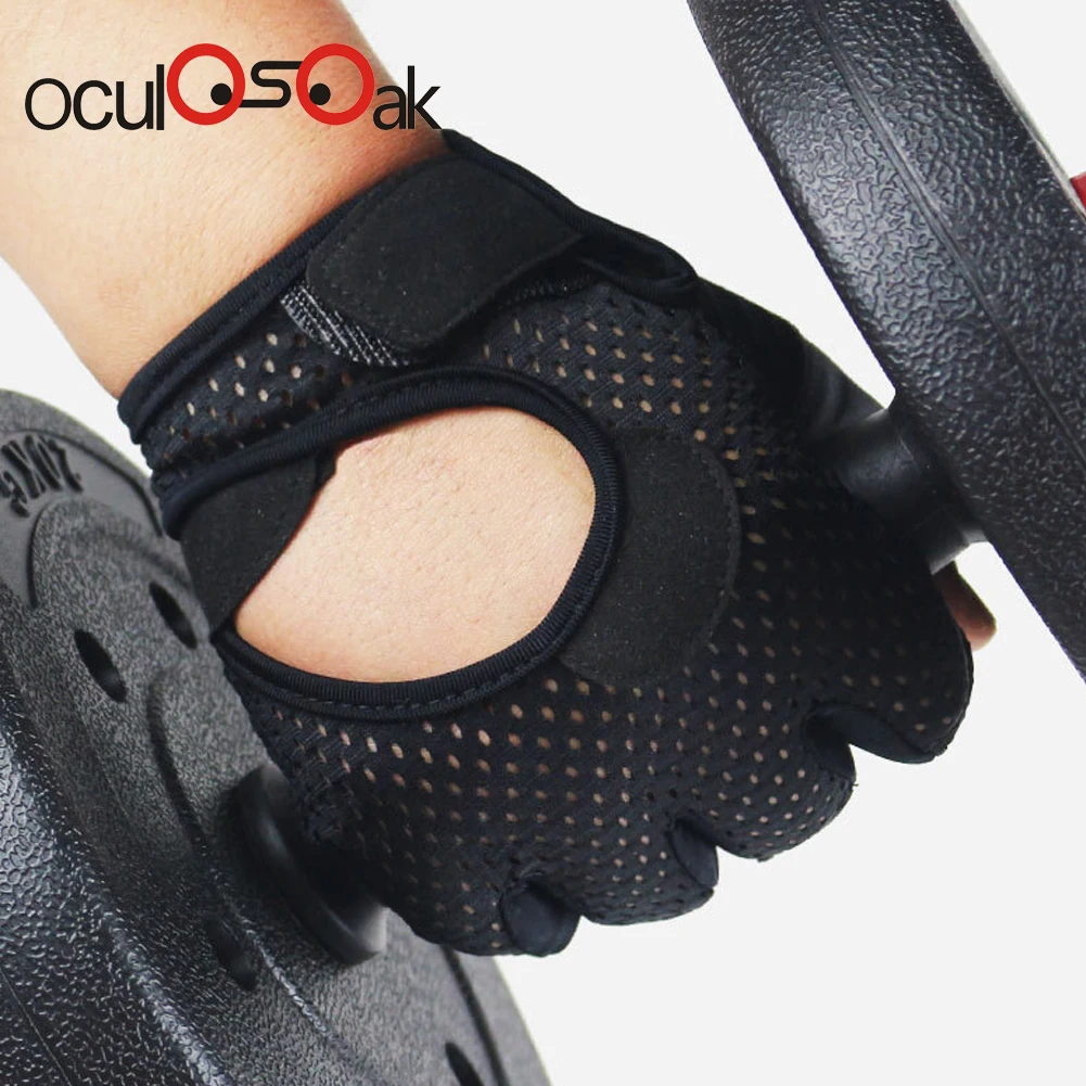 

Summer men/women fitness gloves gym weightlifting cycling yoga bodybuilding training thin breathable non-slip half finger gloves