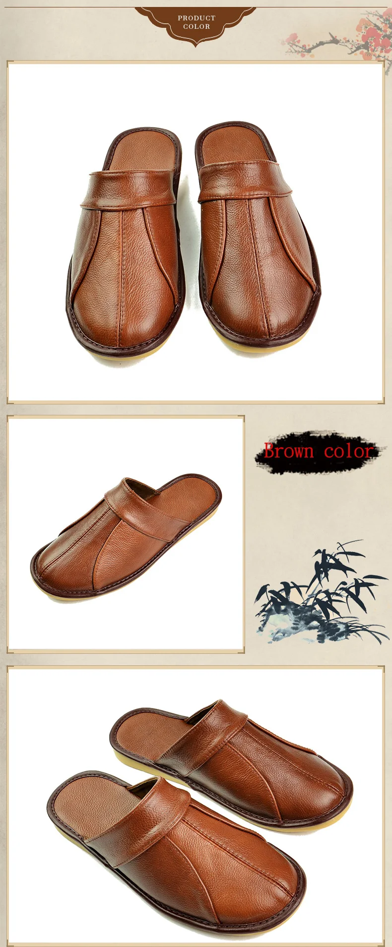 Mntrerm/весенние мужские тапочки без шнуровки; мягкая удобная обувь из коровьей кожи ручной работы; цвет черный, коричневый; обувь из натуральной кожи