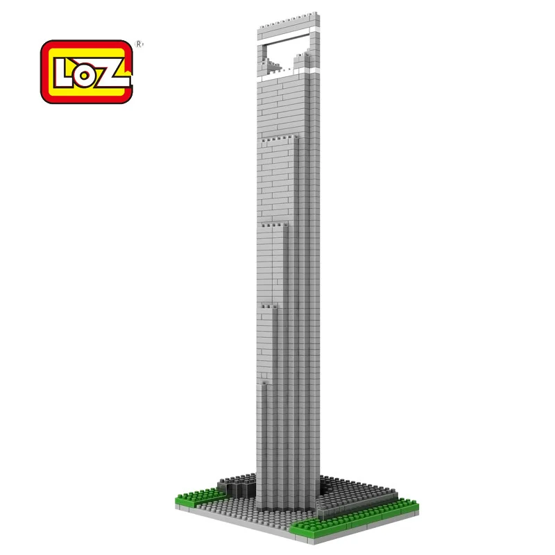 

LOZ Shanghai World Financial Center World Famous Architecture Single Sale Loz Mini Diamond Building Blocks Toys for Children
