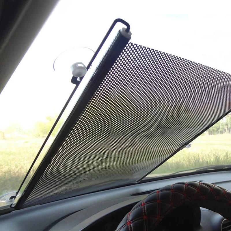 

Car Sunshade Curtain Rear Side Window Front/Back Windshield Sun Block Blinks Black Cover Suction Cup Universal Cars Accessories