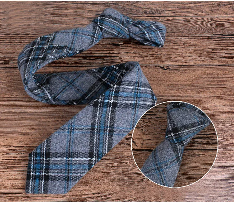 Новый Высокое качество 150 см длинный галстук модный бренд 100% шерсть 5 см галстуки для Для мужчин узкий Повседневное узкие Для Мужчин's