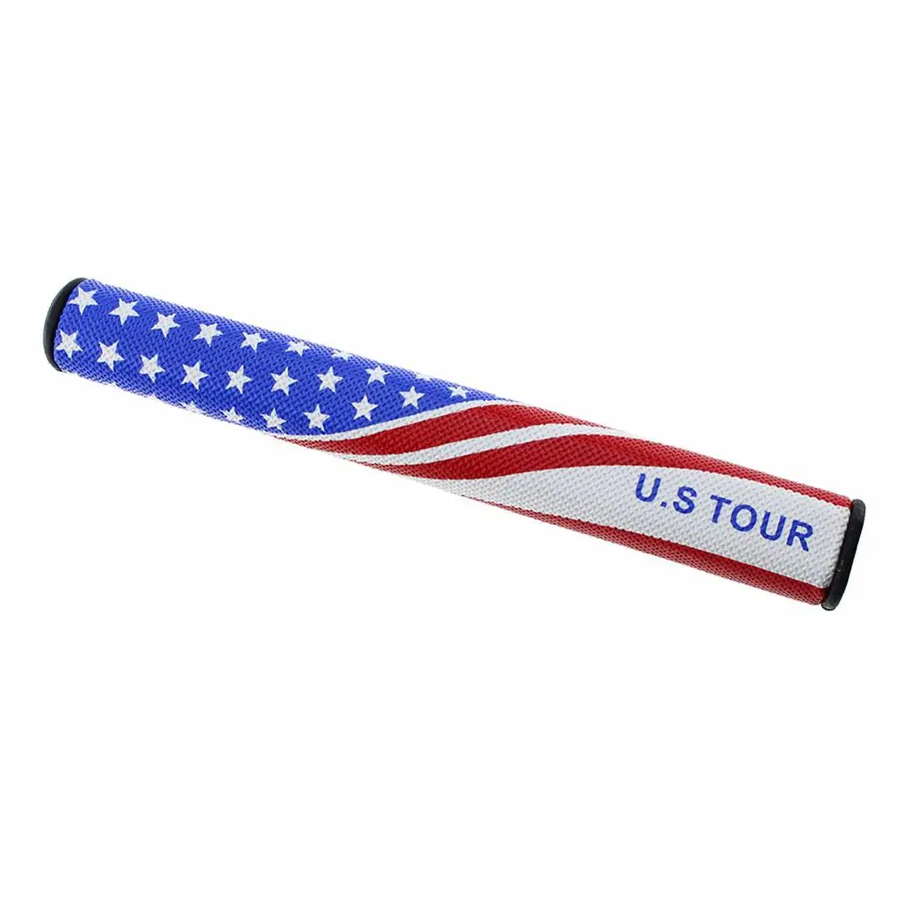 CRESTGOLF Putter ручки U.S Тур 3,0 флаг для гольфа Putter Ручки PU ручки для клюшек для гольфа противоскользящая ручка для гольфа - Цвет: Синий