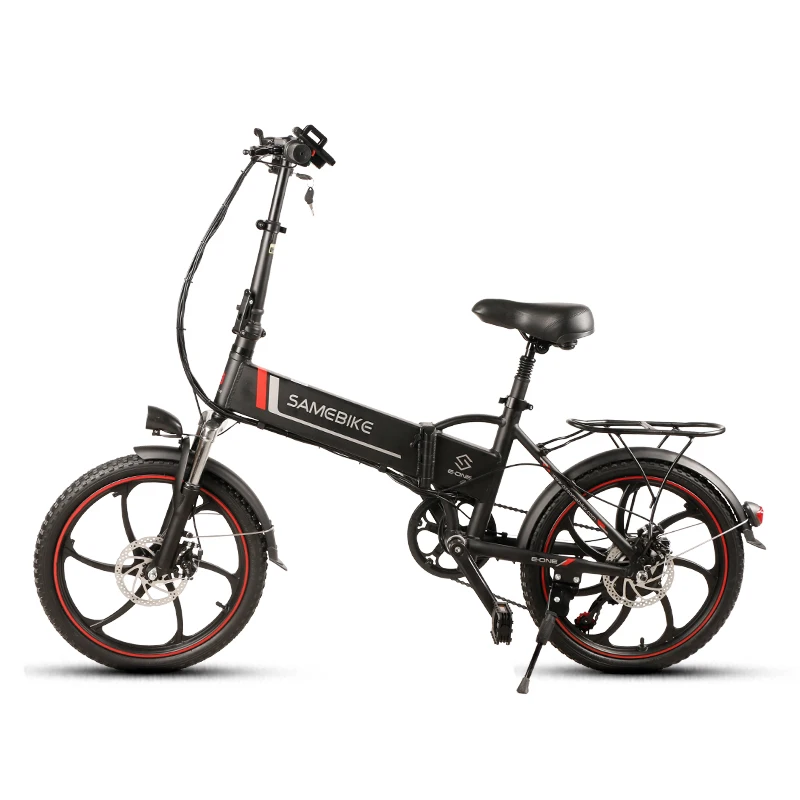 Discount Samebike 20LVXD30 Aluminum Alloy Foldable Electric Bicycle 48V8AH Electric Bicycle 1