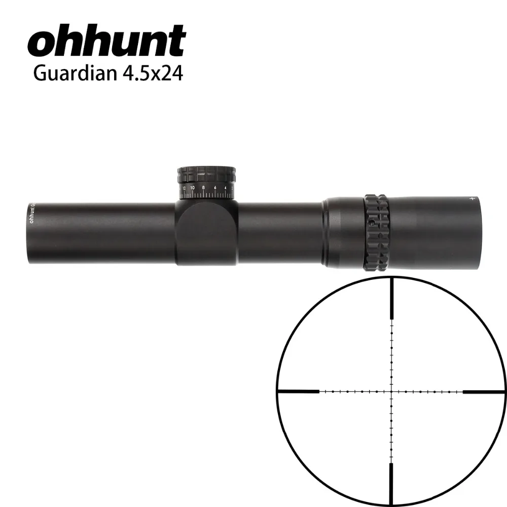 Ohhunt Guardian 4,5x24 охотничий компактный прицел проволочная сетка 1/2 полумил точка 30 мм трубка оптические прицелы для тактической винтовки