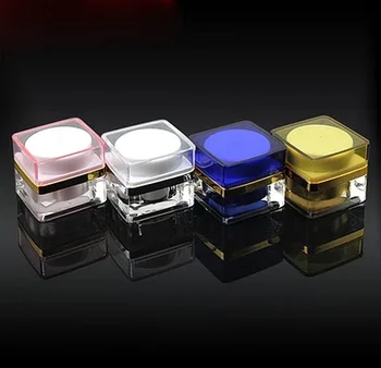 

Hot sale 30pcs/5g High-grade facial cream box Acrylic eye cream box Empty cosmetics container DIY MIMI cosmetics box