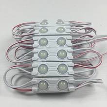 20 шт./лот 5730 2 светодиодный Светодиодный модуль ввода 12 В с объективом водонепроницаемый IP67, 1,2 Вт белый, СВЕТОДИОДНЫЙ знак, Магазин Баннер