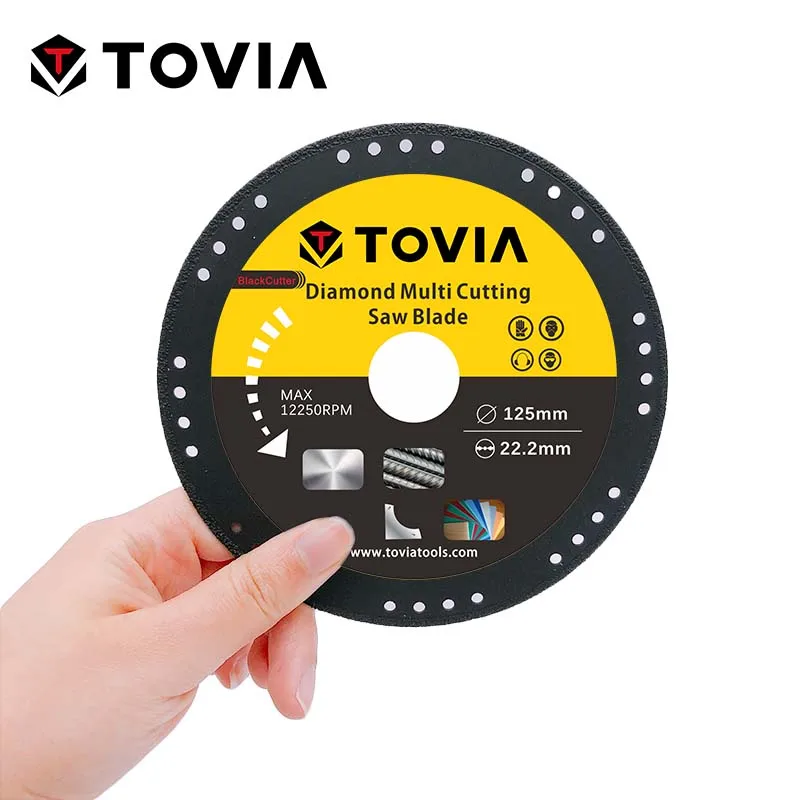 TOVIA 125mm Diamond Circular Saw blade Cutting Steel Stainless Steel Multipurpose Angle Grinder Saw Disc Power Tool Accessories TOVIA 125mm Diamond Circular Saw blade Cutting Steel Stainless Steel Multipurpose Angle Grinder Saw Disc Power Tool Accessories