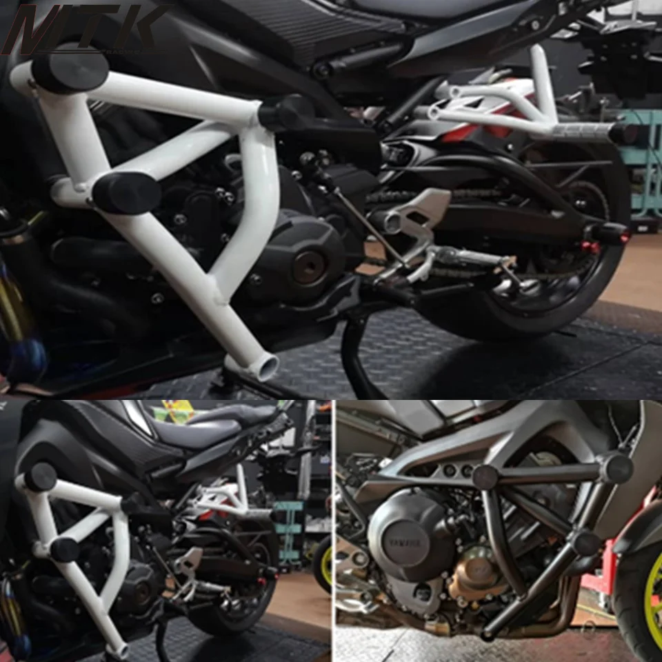 

MTKRACING Motorcycle parts engine anti-collision protection dry protector for Yamaha MT09 MT-09 FZ-09 FZ09 FJ09 MT-09