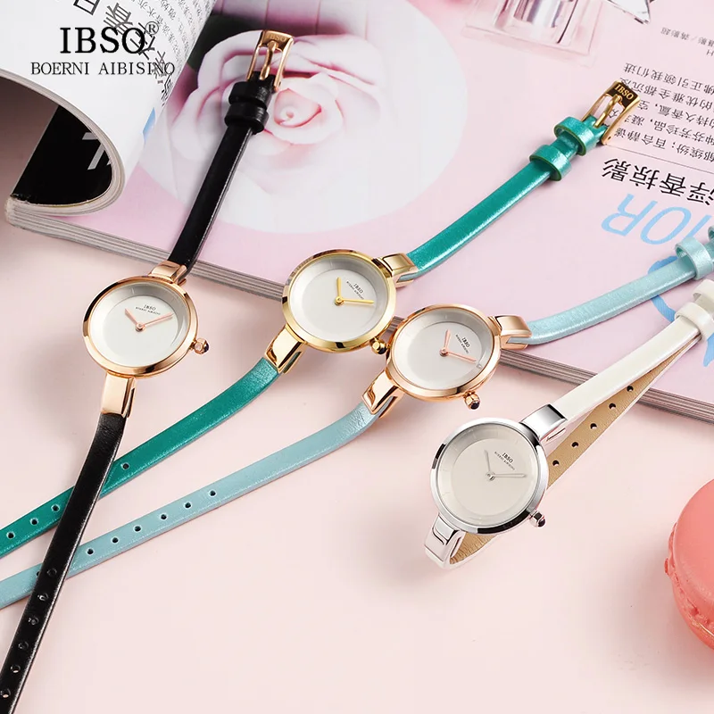 Женские кварцевые часы с ремешком из натуральной кожи|montre fashion|montre femmemontre casual femme |