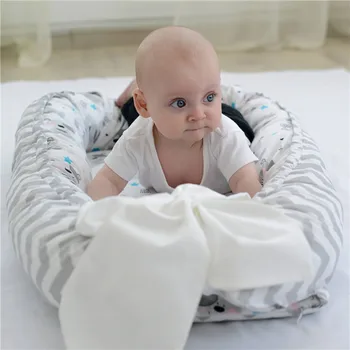 

Baby Nest sleeping bags Crib Portable Removable And Washable Crib Travel sleeping bag For Children Infant Kids Cotton Cradle