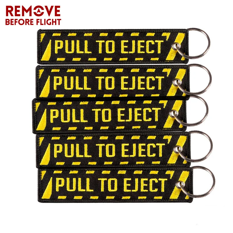 5 PCSLOT pull to eject keychain (8)
