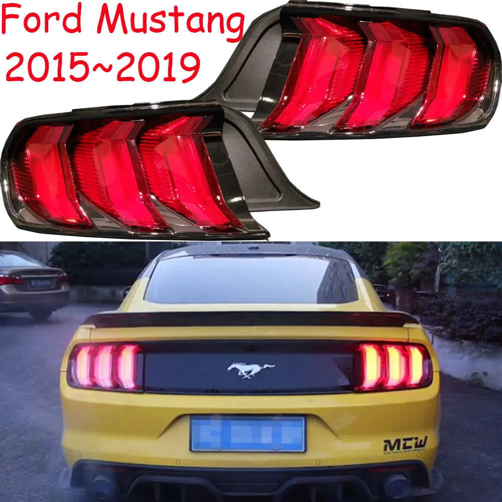 1set bumper tail lamp for Mustang 2015~2019/2010~2014y taillamp taillight LED rear car accessories | Автомобили и мотоциклы