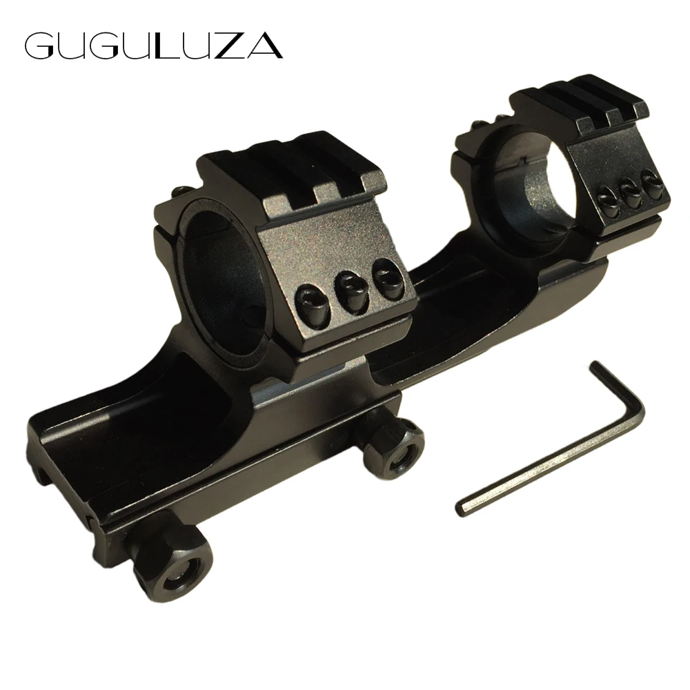 New Double Scope Rings Fit 20mm Dovetail Rail Mount Tactical Dual Ring