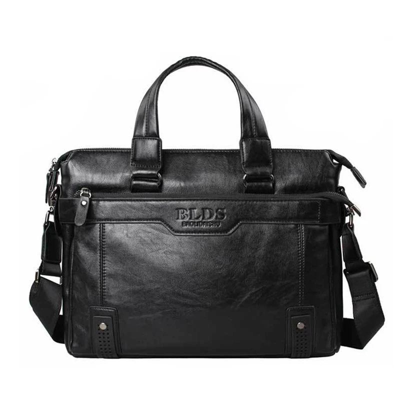 Men Bag 2016 BLDS BUSINESS Man Bag PU Leather Fashion Male Shoulder Casual Handbag Messenger Laptop