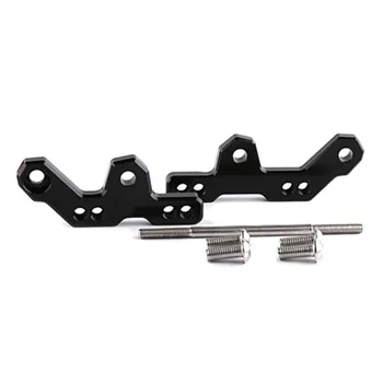 

Motorcycle Aluminum Black /Titanium Foot Pegs Rear Rearset Base For Kawasaki Ninja 250 300 ZX-300R Z300