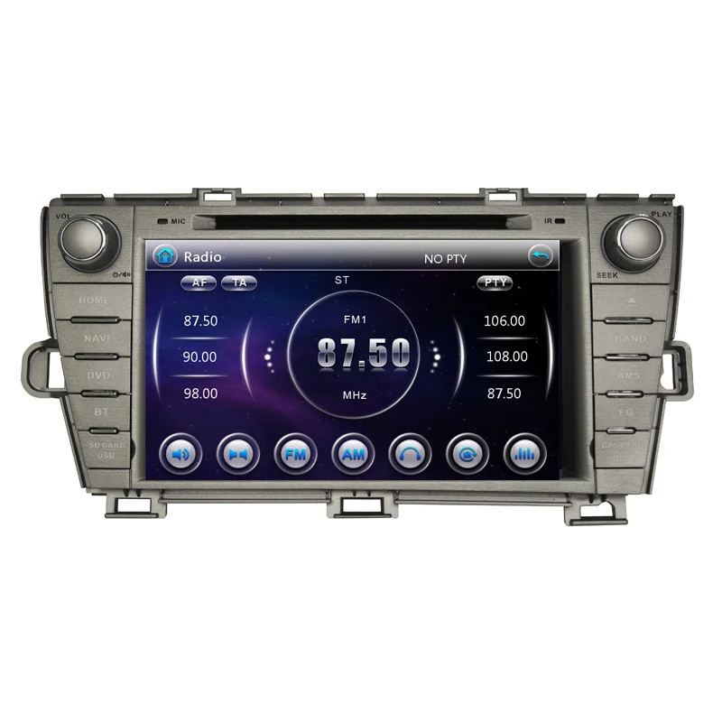 Cheap Free Shipping Two Din 8 Inch Car DVD Player For Toyota Prius 2009 2010 2011 2012 2013 GPS Navigation Radio WIFI BT 1