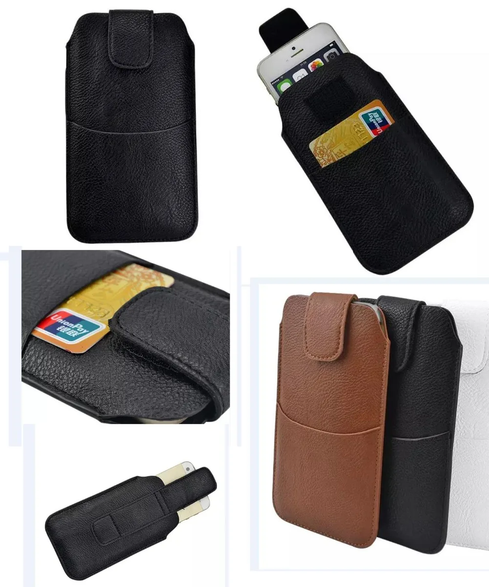For Echo Horizon Lite Case Cover PU Leather Pull Tab Sleeve Pouch Phone Cases TP-Link Neffos C5A Oneplus 6T | Мобильные телефоны и