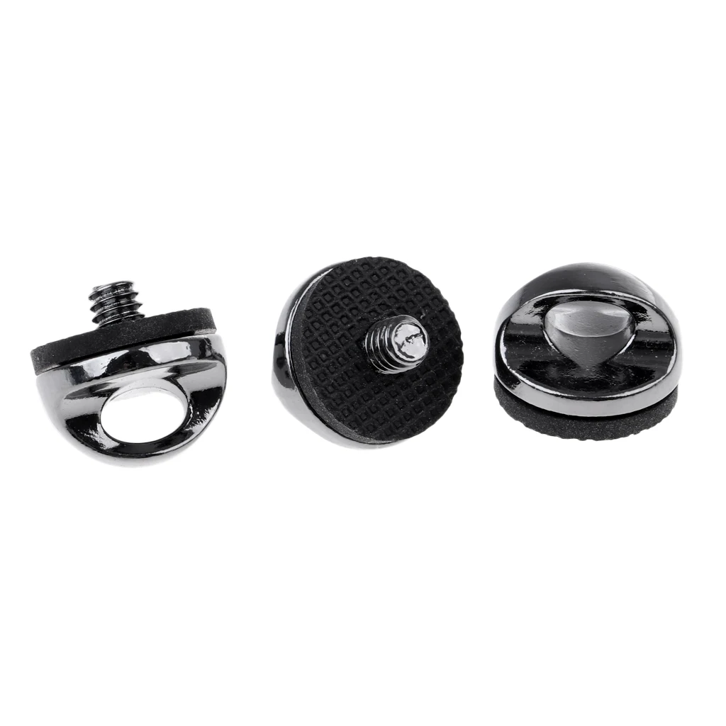 3pcs Stainless Steel Camera Threaded Screw Adaptor Scuba Diving Photography Base Tray Replacement