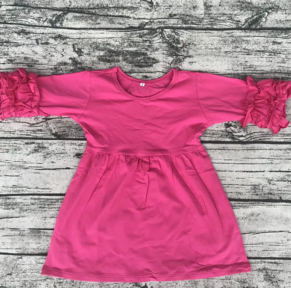 ruffle sleeves for long frocks