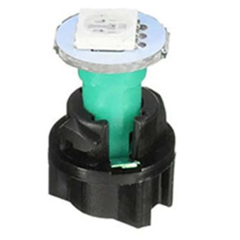 JX-LCLYL 10pcs T5 5050 LED Instrument Panel Cluster Dash Light Bulb Twist Socket Green