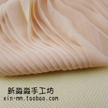 

Pleated Fabric silk Accordion-pleated Fabric Material