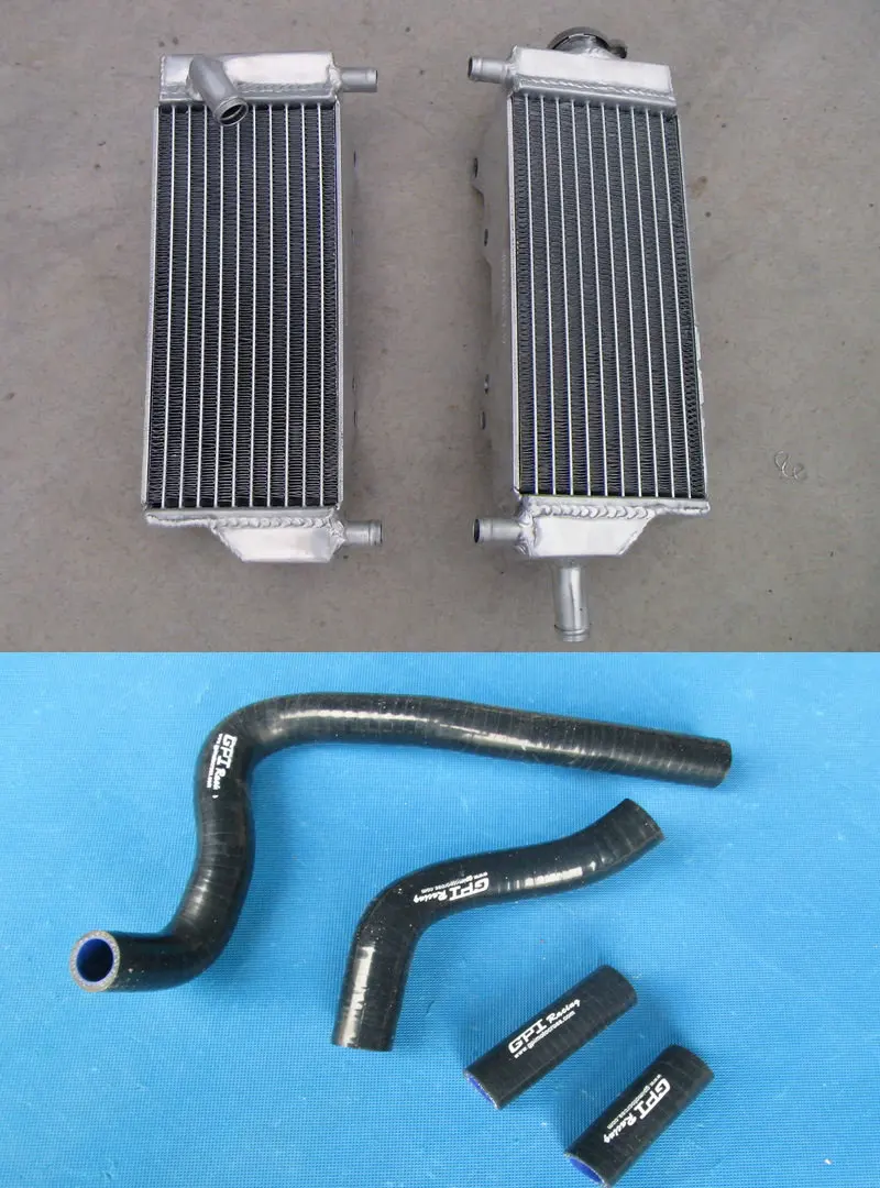 aluminum alloy radiator+silicone hose Honda CR250R CR 250 2-STROKE 2005-2007