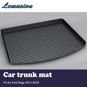 

1Set Car Cargo rear trunk mat For Ford Kuga 2012 2013 2014 2015 2016 2017 2018 Boot Liner Tray Styling Anti-slip Mat accessories