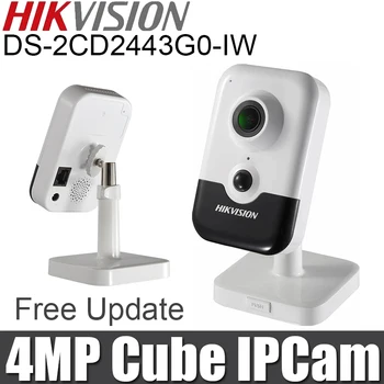 

New Hikvision DS-2CD2443G0-IW 4MP wifi IP Camera IR Cube Wireless Security Camera POE onvif Indoor replace DS-2CD2442FWD-IW
