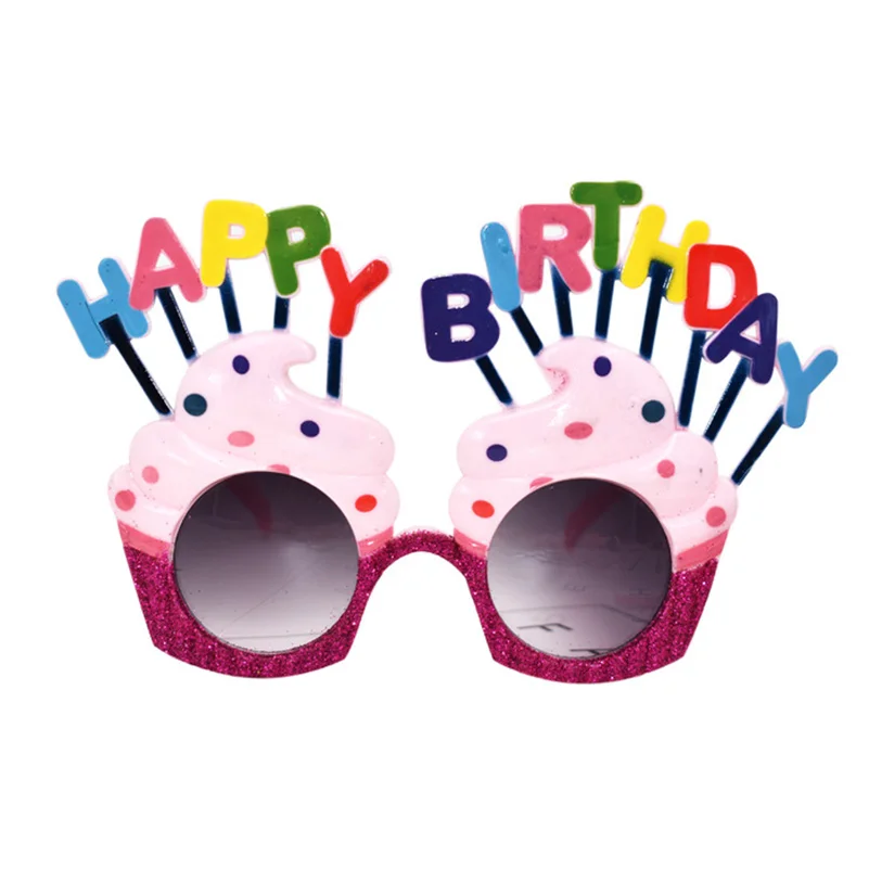 Летнее украшение для вечеринки, подарок для детей, солнцезащитные очки с изображением цветка солнца, единорога, вечерние очки, очки для костюма, солнцезащитные очки, реквизит для фотосъемки на день рождения - Цвет: Насыщенный сапфировый