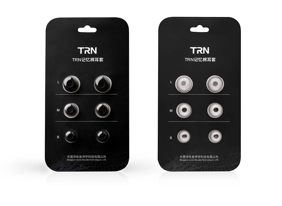 TRN наушники памяти хлопковые наушники 3 пары(6 шт.), заушники с постоянным отскоком, Губка из полиуретановой пены, наушники-вкладыши для V80 ZSN ZST ZS10