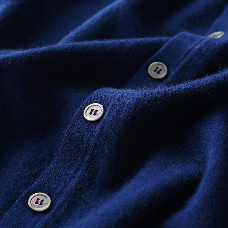 Новое поступление модные весенние кашемировые свитера мужские из чистой шерсти кардиган Повседневный компьютерный вязаный v-образный вырез высокого качества Размер SMLXL2XL3XL