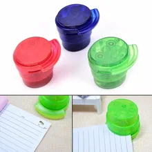 Практичный степлер без скоб степлер Бумага переплет Binder Плавная канцелярские Офис Студент Мини школы дома скрепки случайный цвет