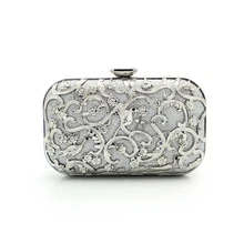 Мода металлический ящик женщина сумки бренда сумка мода вечерняя сумочка сцепления шаблон сумка сумки сумка с черной подкладкой(C662