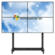 CCTV монитор большой дисплей экран видео стена с рамкой 3,5 мм в 2х шт 55 дюймов ЖК Видео стена