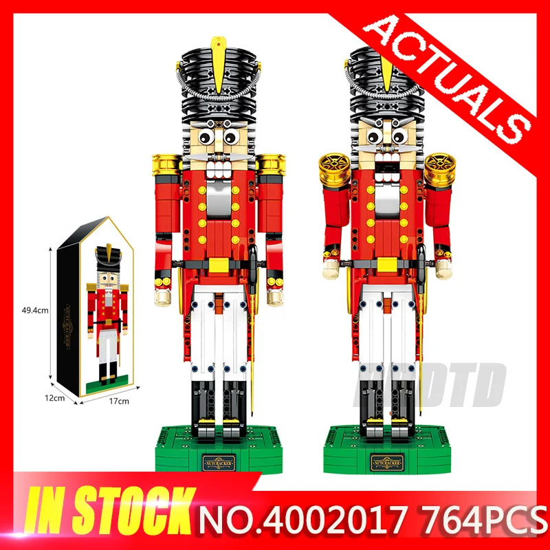 

New Moc Nutcracker Employee fit legoings technic city Compatible Building Blocks Bricks Educational Toy Model Christmas kid Gift