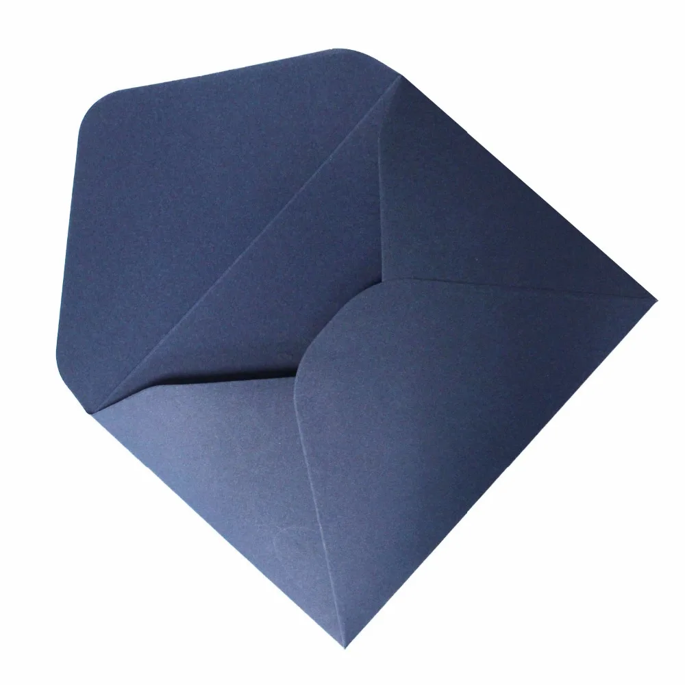 Wedding Invitations Envelope Navy Blue Envelopes Luxury Hot Stamping Envelope 