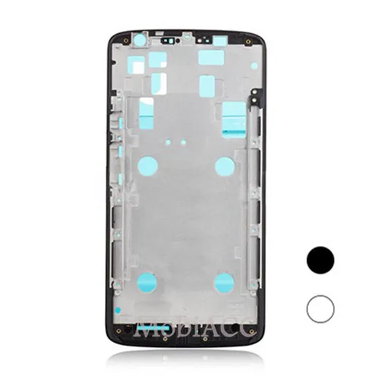 

Original for Motorola Moto X Play LCD Supporting Frame Screen Housing Frame Bezel Replacement with the adhesive Black/White