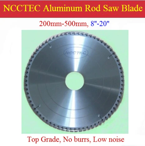 

8'' 100 teeth NCCTEC TOP Grade 200mm THIN carbide Aluminum cutting blades NAC810TG fast FREE Shipping