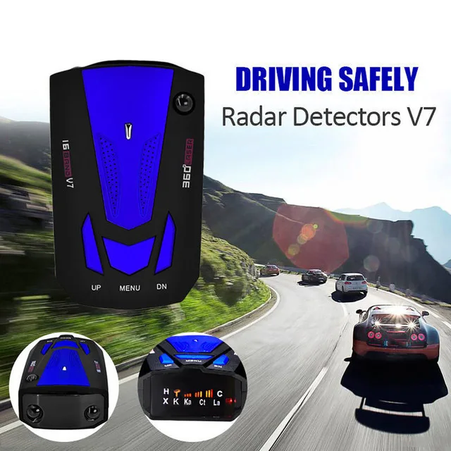 

Car Detector 360 Degree Anti Police Radar Detector V7 For Car Speed Limited GPS Radar Detector English Russian language