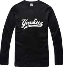 New Men’s long sleeve T shirt Slim skateboard Street NEW YORK Cotton Top Casual Hooded Fashion