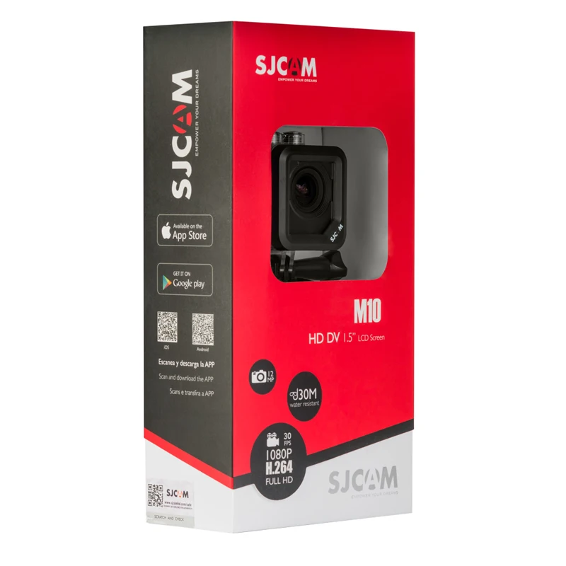 Оригинальная Спортивная Экшн камера SJCAM M10 Full HD 1080P погружение на 30 м под воду