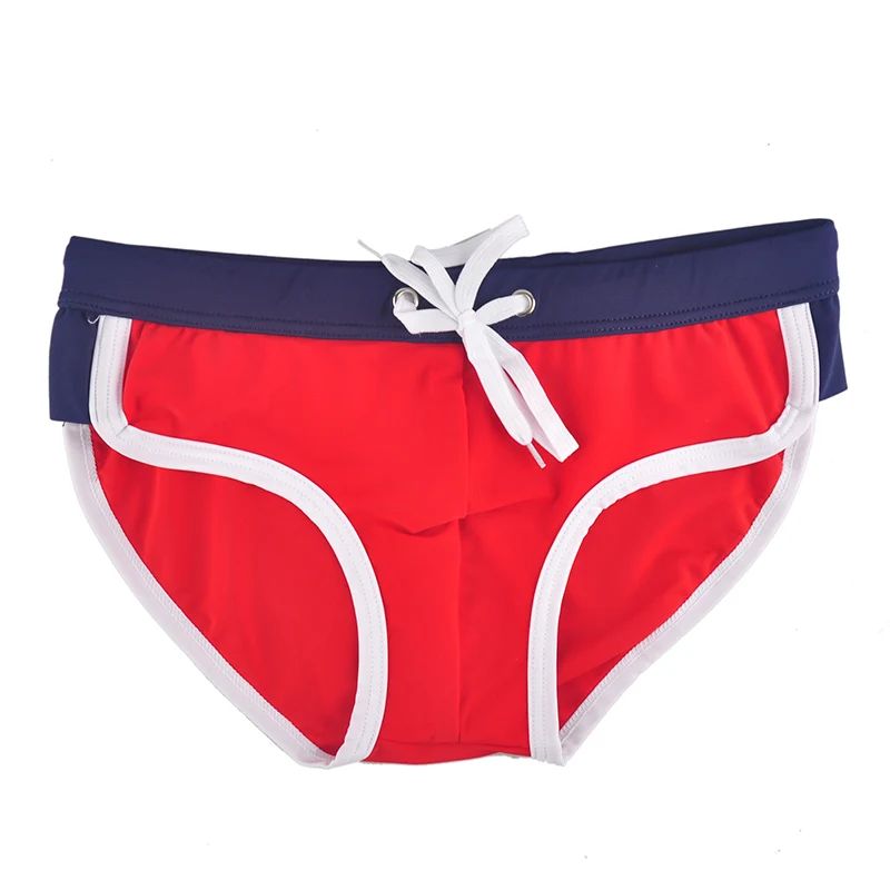Новое поступление,, мужские сексуальные трусы, для плавания, ming, морской, пляжный водный спортивный плавки, Шорты для плавания, тонкие, одежда для плавания, штаны, 3 цвета - Цвет: 4 Red