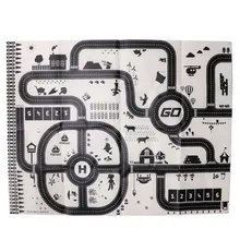 Детская карта дорожного движения, дорожный знак, парковка, городской пейзаж, схема хобби, фигурки, игрушки для детей, рождественский подарок