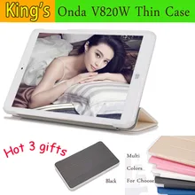 Ультратонкий высококачественный модный кожаный чехол для onda V80 Plus V820W с функцией подставки для onda v820w ch