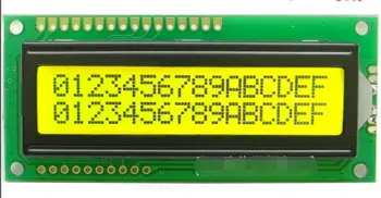 

SMR1602-K Yellow green screen 1602K LCD module Yellow green background black words 1602 serial port 5V 1602 dot matrix screen