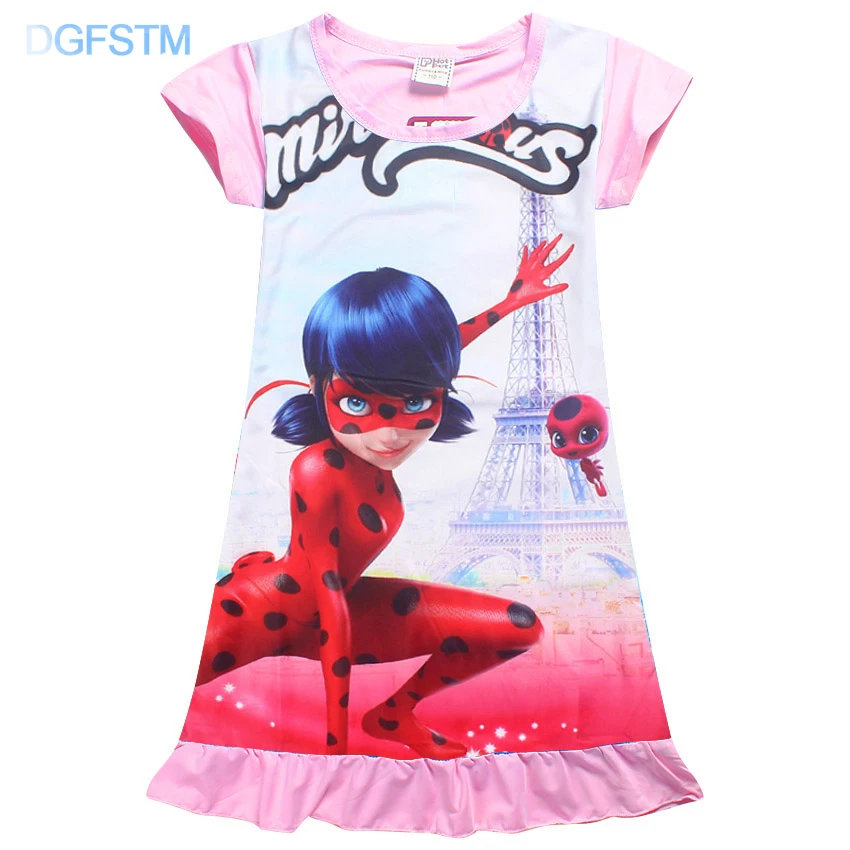 Miraculous Ladybug Girls Lady Bug Pajamas