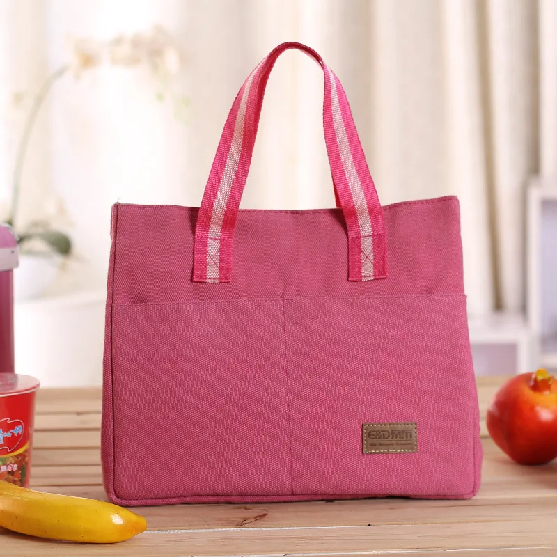 Bolsas termicos para alimentos холст тотализатор lunchtas bolsa comida termica Обед Сумка рот изоляции пикник sac РАООС сумки