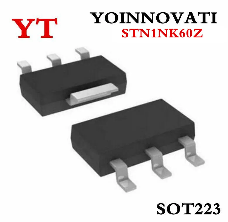 50 шт./лот STN1NK60Z 1NK60Z MOSFET N-CH 600V 300MA SOT223 IC лучшее качество